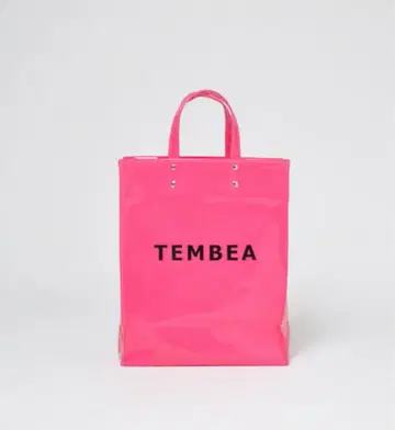 TEMBEA 토트백 페이퍼 토트 핑크 PVC