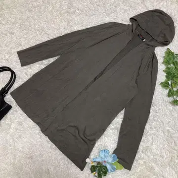 새상품급 에베스 바이크 리치아 겉옷 가디건 미들 기장 그린 42 L