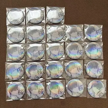 윈브레 벚꽃 하야 홀로그램 캔뱃지 23개