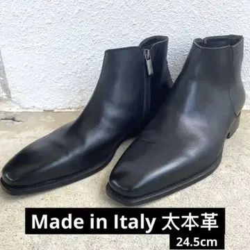 VERO CUOIO 블랙 앵클 부츠 39