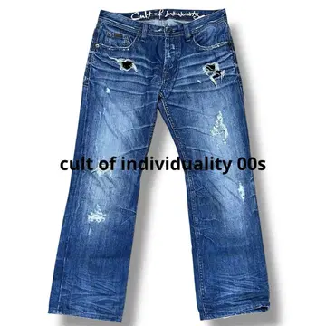 cult of individuality 00s 데님 허니컴 오니히게