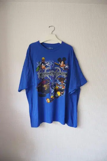 00's KINGDOM HEARTS 킹덤하츠 2XL 파랑 티셔츠