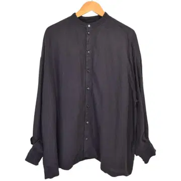 네스트로브 nest Robe 린넨 밴드 카라 와이드 셔츠