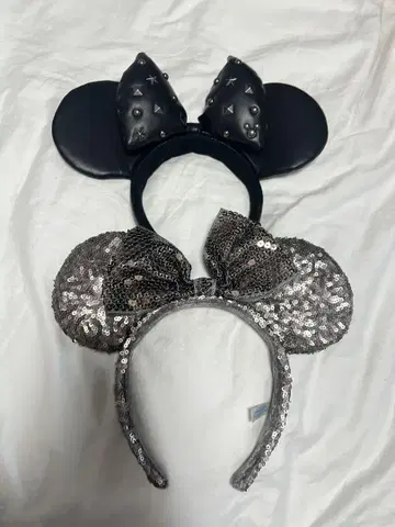 미키 마우스 귀 머리띠 세트