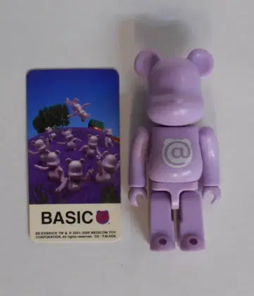 MEDICOMTOY 베어브릭 BASIC(@) 라벤더 100% 시리즈 18