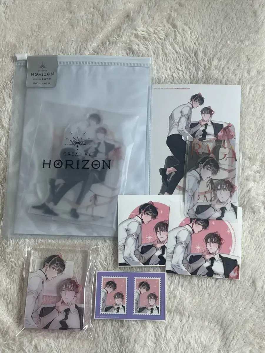Horizon woozi sheon raga lew yuri acrylic stand acrylic block sealed wts
