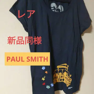 PAUL SMITH 블랙 티셔츠 여성용 M