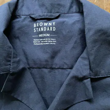 BROWNY STANDARD 워크 셔츠 M 네이비