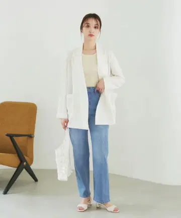 [허리 혁명 데님] 허리 쉐이프 데님 스트레이트 팬츠