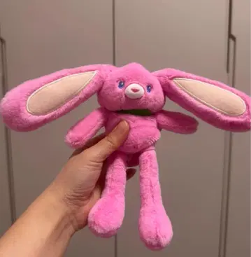 핑크 토끼 봉제 인형 25cm