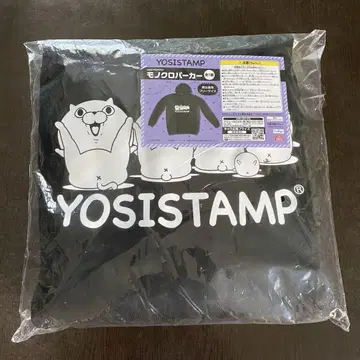 YOSISTAMP 흑백 후드티 남녀 공용 프리 사이즈
