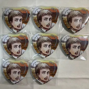진격의 거인 장 키르슈타인 하트형 캔뱃지 Anique