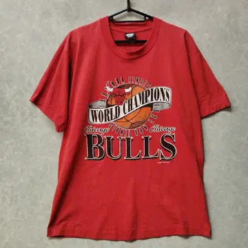 빈티지 티셔츠 91s NBA 시카고 불스 WORLDCHAMPION