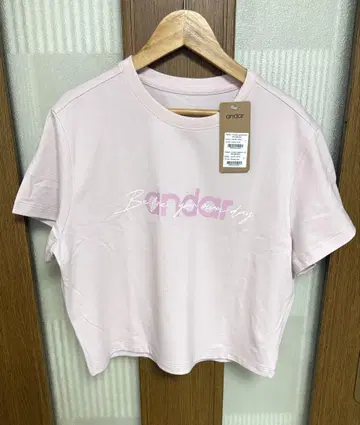 andar 스모키 핑크 티셔츠 L 사이즈
