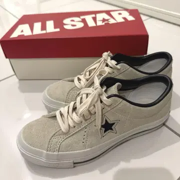 ONE STAR J VTG 내추럴 화이트 23.5cm 컨버스