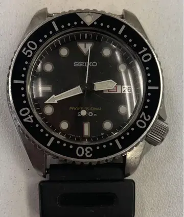 세이코 프로페셔널 200m 블랙 7C43-6010