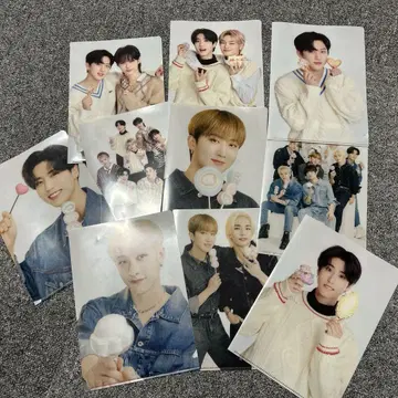 stray kids 훼미리마트 콜라보 A5 클리어 파일