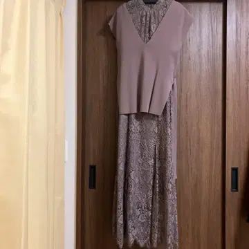 SNIDEL 스커트 셋업 모카 색상 사이즈 1