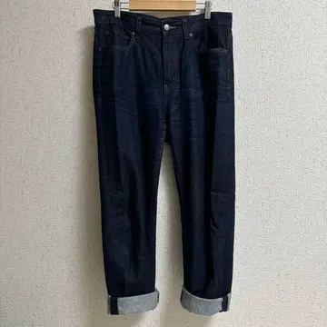 유니클로 슬라우치 테이퍼드 앵클 청바지 26인치