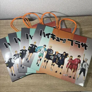 하이큐 플라자 구매 혜택 쇼핑백 4종 세트
