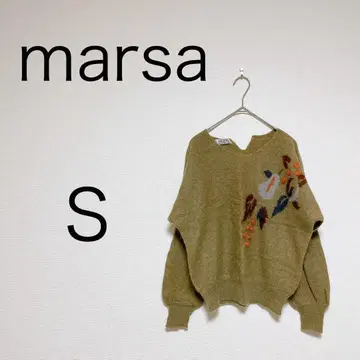 marsa 레나운 여성용 니트 긴팔 베이지 S 상당