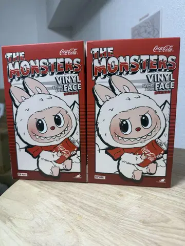 THE MONSTERS labubu 코카콜라 시리즈 봉제 인형