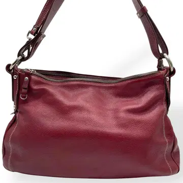 컨디션 최상 GIANNI CHIARINI 2way 숄더백 가죽 빨간색
