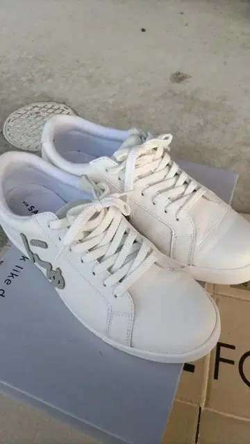 SANGACIO 화이트 스니커즈: SG8 'WHITE'