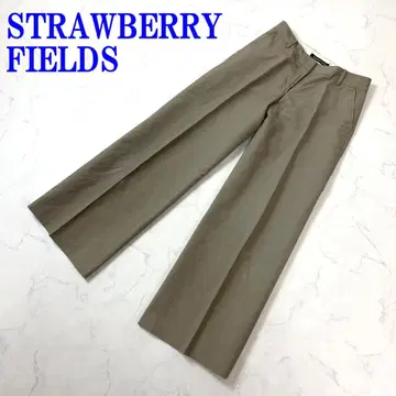 스트로베리 필드 슬랙스 팬츠 카키 린넨 2 C3452