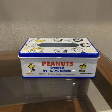 PEANUTS 스누피 포켓 티슈 브리키 박스 레트로