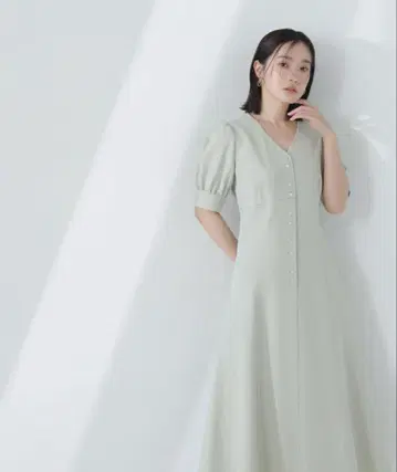 바이컬러 스티치 원피스 [NATURAL BEAUTY BASIC]