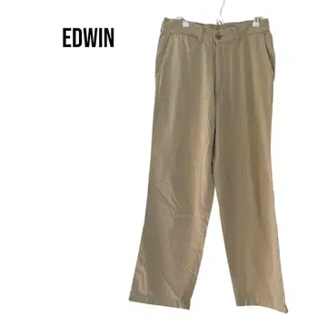 EDWIN 에드윈 베이지 치노 팬츠 스트레이트 팬츠 새상품급 남성용