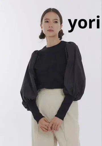 벌룬 퍼프 블라우스 yori