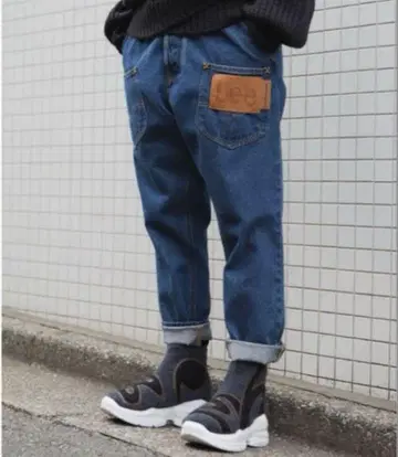 리 메르시보쿠 콜라보 살루엘 데님 뒤 앞 S
