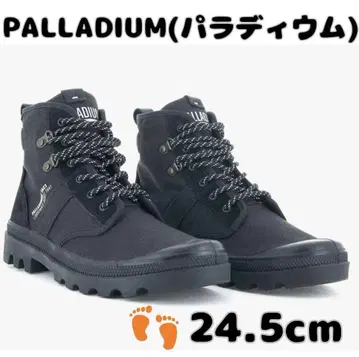 새상품 PALLADIUM 블랙 하이컷 부츠 24.5cm 스니커즈