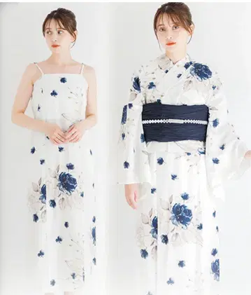 원피스 유카타 DITA 환상적인 꽃의 빛