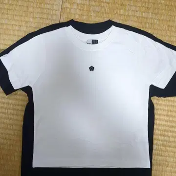 MARY QUANT PUBLUX 반팔 티셔츠 화이트/블랙
