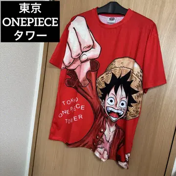도쿄 ONE PIECE 타워 원피스 루피 티셔츠 L