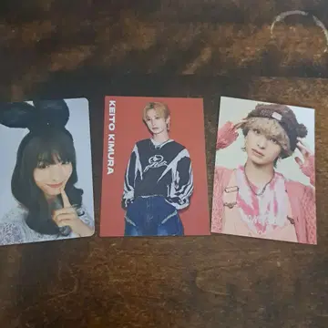 FANTASTICS 기무라 케 3개 세트 포토 카드