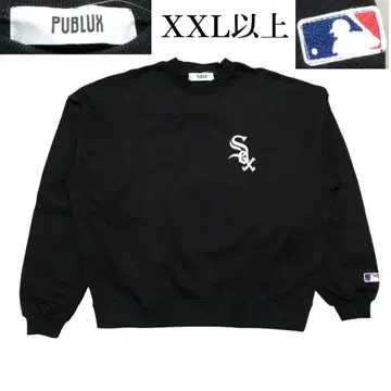PUBLUX MLB WHITE SOX 자수 속기모 맨투맨 XXL 블랙