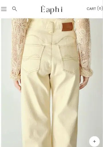 eaphi WAVE DESIGN HIGH WAIST DENIM [한정판]