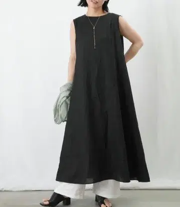 LUCA/LADY LUCK LUCA 린넨 슬리브리스 원피스