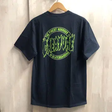 CREATURE 크리처 프레임 로고 프린트 티셔츠 US 모델 L
