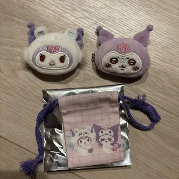 치이카와 (먼작귀) 산리오 헤어 클립 복조리 모몽가 쿠로미