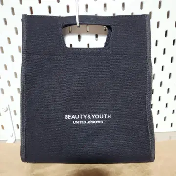BEAUTY&YOUTH 핸들 토트백 블랙