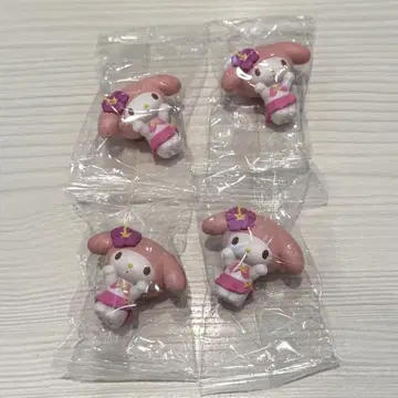 산리오 모두 함께 바캉스 피규어 마이멜로디 4개 세트