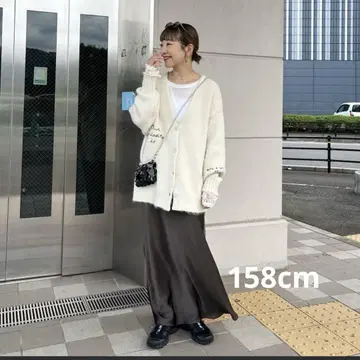 미사용 새상품 ciaopanic type 샤기 니트 가디건
