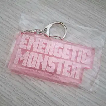 새상품 ENERGETIC MONSTER 로고 아크릴 키링