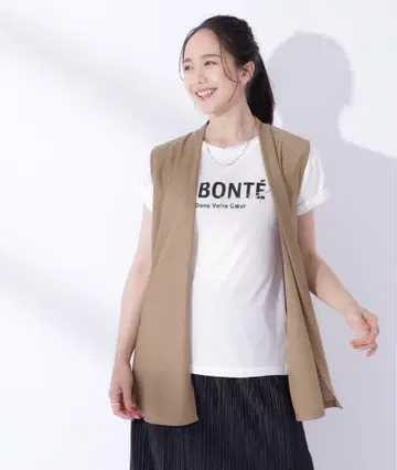베이지 슬리브리스 베스트 베스트 XL