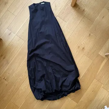 자라 블랙 슬리브리스 맥시 원피스 벌룬 XS
